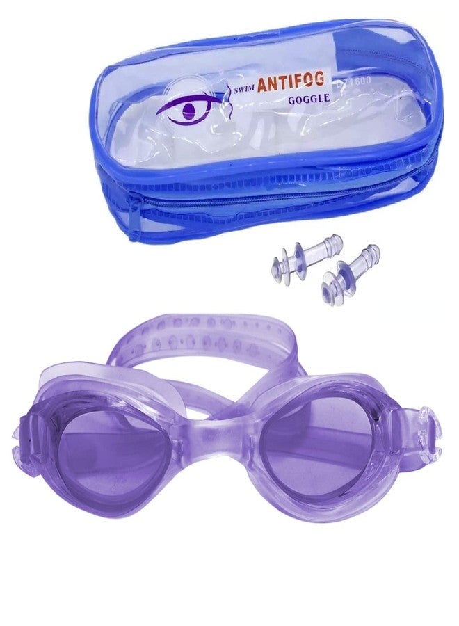 KAVIN Children Adjustable Anti Fog & Anti Leaking Swimming Goggles for Kids Girls and Boys, Pack of 1 - Image 1
